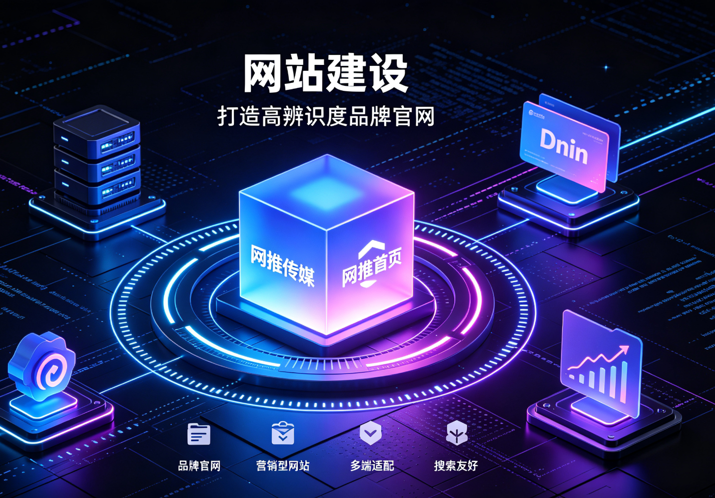 网推传媒网站建设项目案例展示